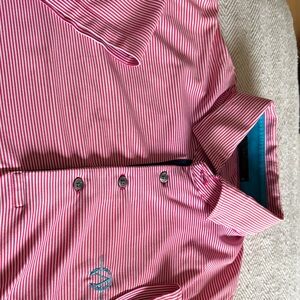 Men's Pink Striped Shirt